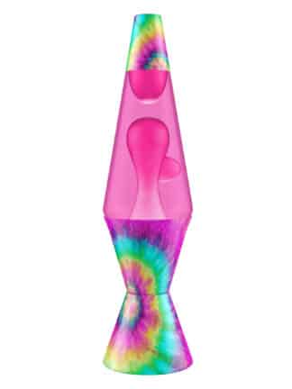 14.5″ Tie Dye Pink Spiral LAVA Lamp
