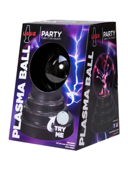 3" Lava Lamp Plasma Ball Package Angle